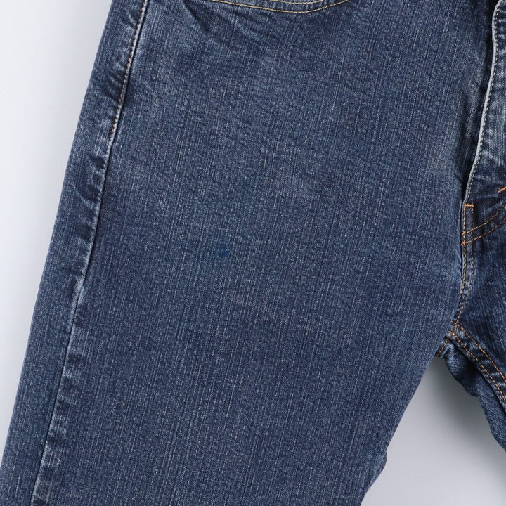 Levi's 505 tapered denim pants for men, size w37 cotton navy blue type Vintage Second Hand