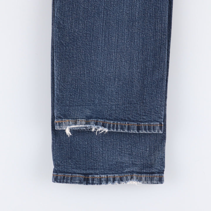 Levi's 505 tapered denim pants for men, size w37 cotton navy blue type Vintage Second Hand