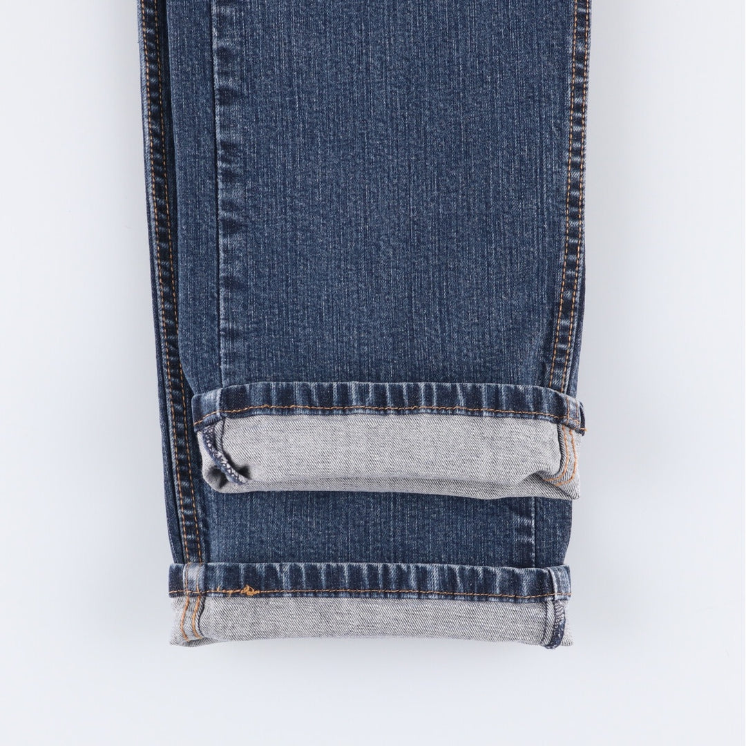 Levi's 505 tapered denim pants for men, size w37 cotton navy blue type Vintage Second Hand
