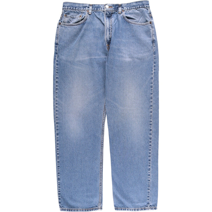 Levi's 505 REGULAR FIT tapered denim pants for men, size w37 cotton blue type Vintage Second Hand
