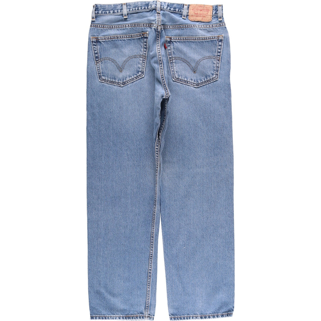 Levi's 505 REGULAR FIT tapered denim pants for men, size w37 cotton blue type Vintage Second Hand