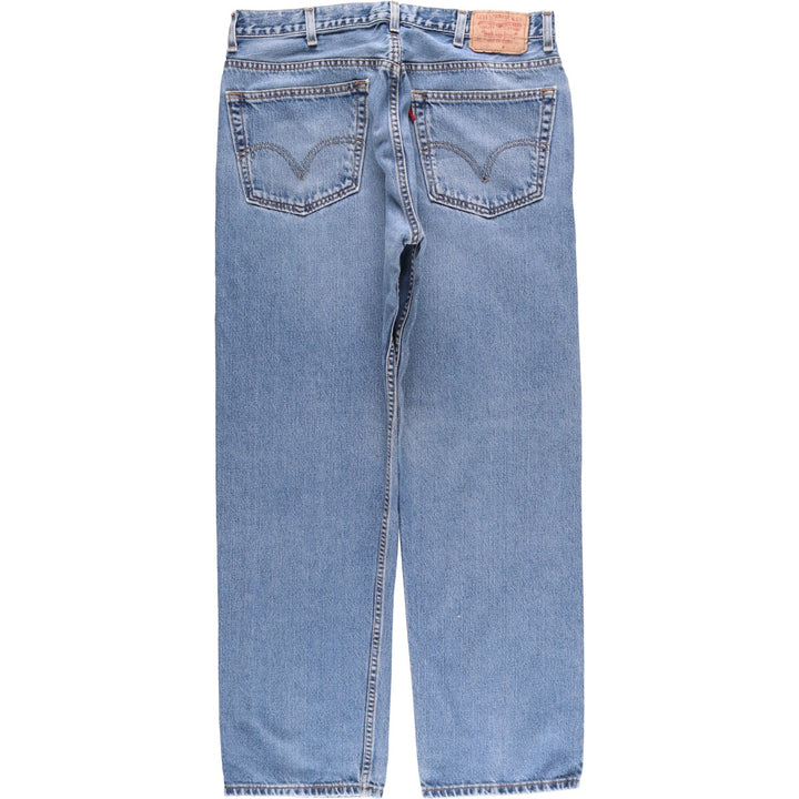 Levi's 505 REGULAR FIT tapered denim pants for men, size w37 cotton blue type Vintage Second Hand