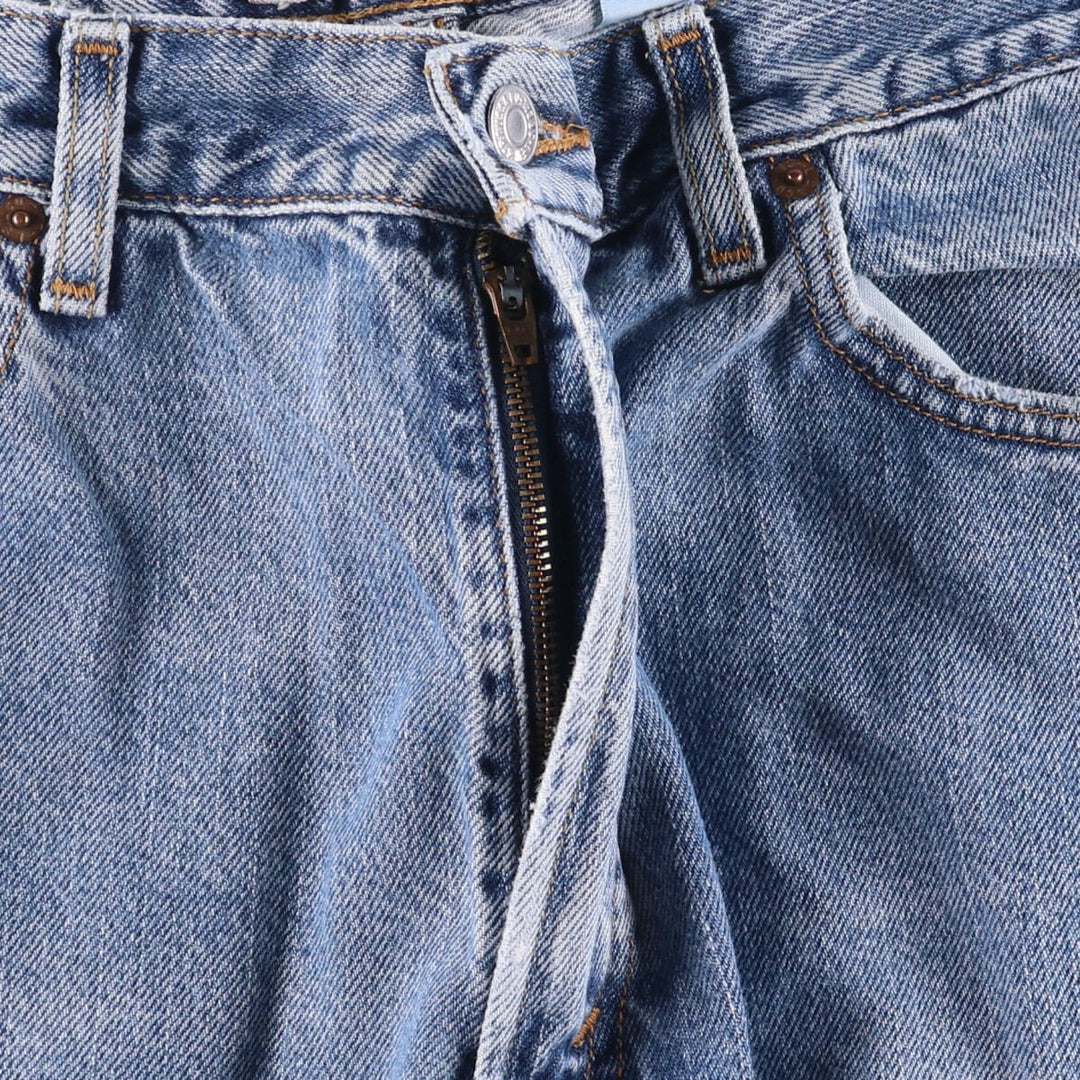 Levi's 505 REGULAR FIT tapered denim pants for men, size w37 cotton blue type Vintage Second Hand