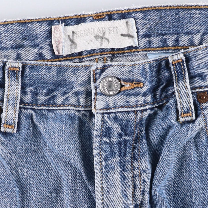 Levi's 505 REGULAR FIT tapered denim pants for men, size w37 cotton blue type Vintage Second Hand