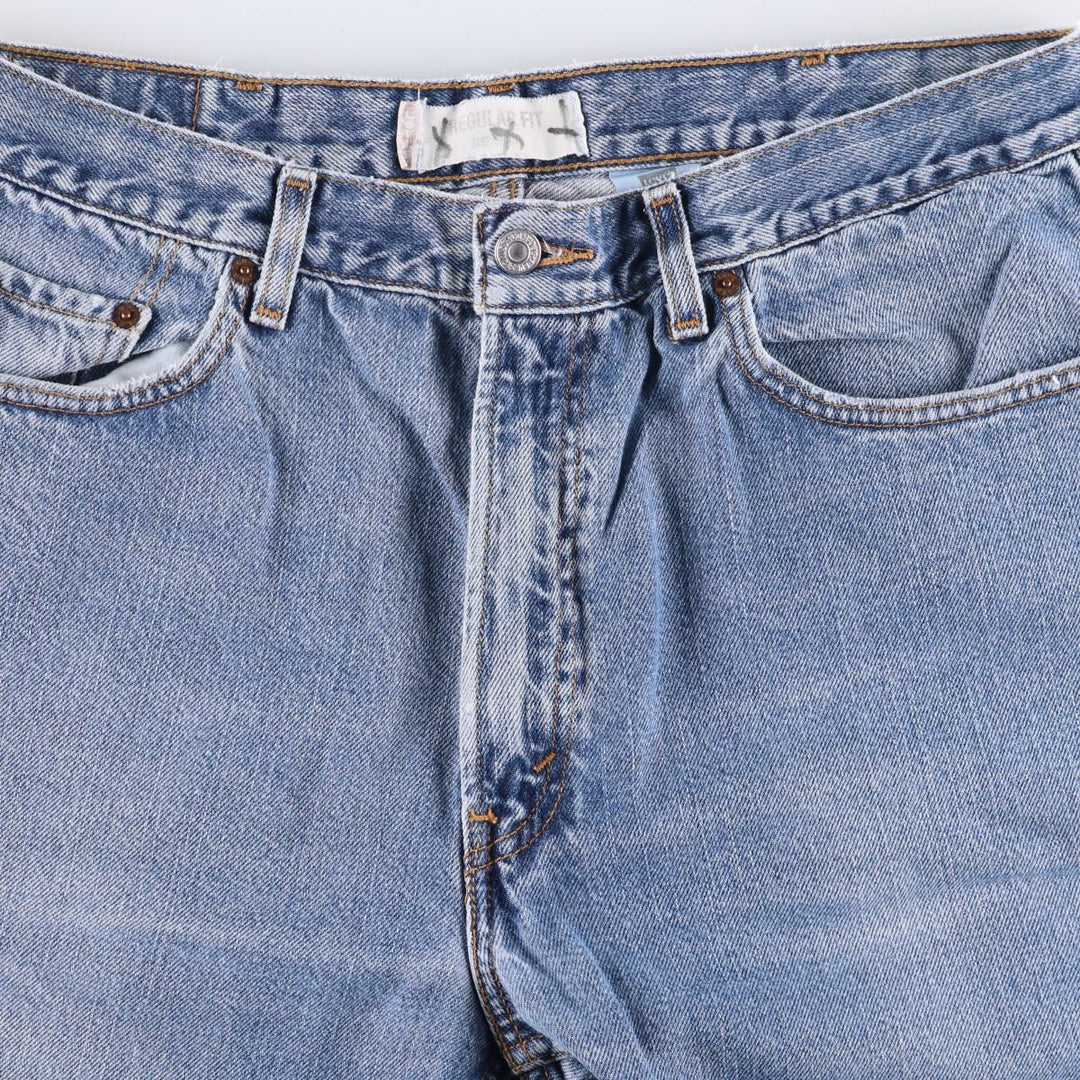 Levi's 505 REGULAR FIT tapered denim pants for men, size w37 cotton blue type Vintage Second Hand