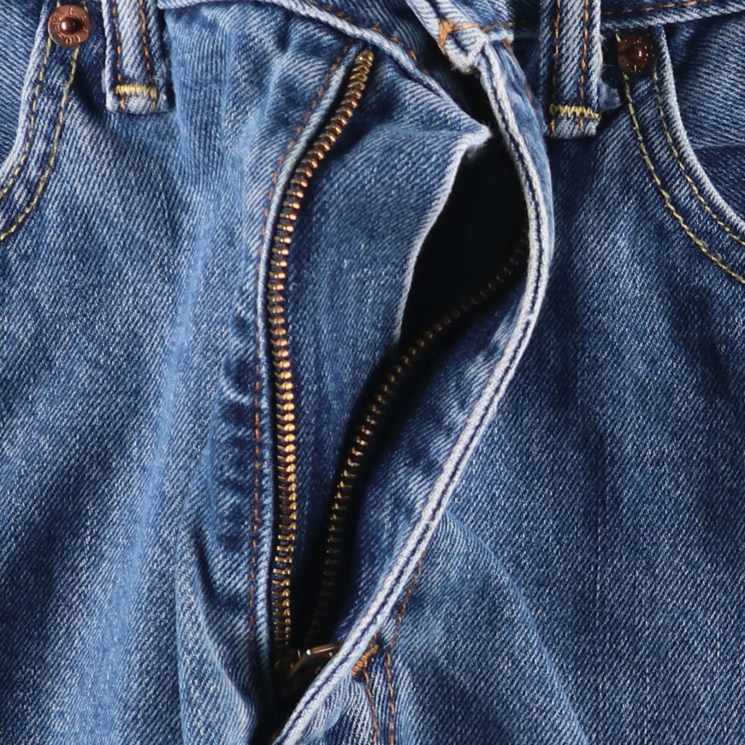 Levi's 505 tapered denim pants for men, size w38 cotton blue type Vintage Second Hand