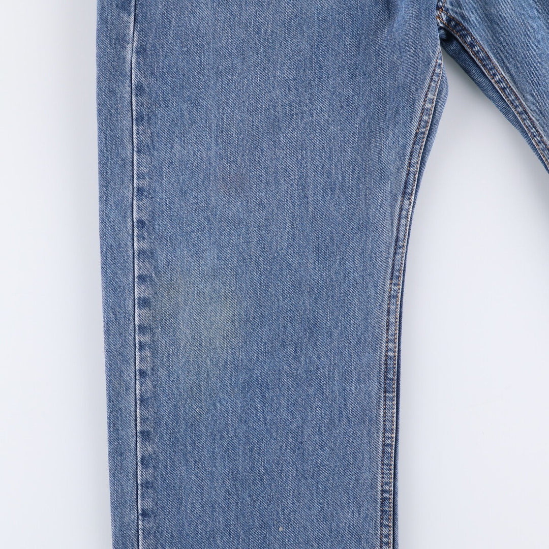 Levi's 505 tapered denim pants for men, size w38 cotton blue type Vintage Second Hand