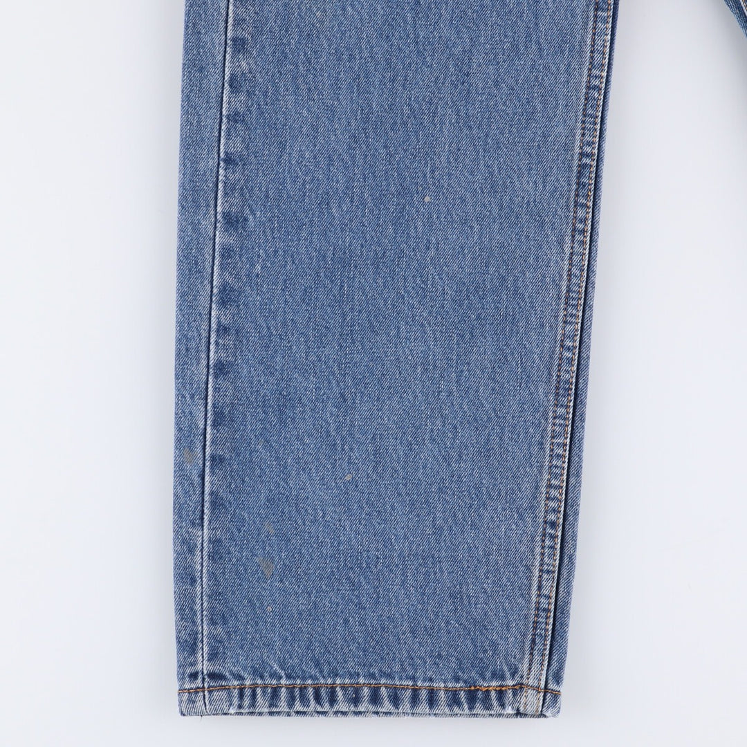 Levi's 505 tapered denim pants for men, size w38 cotton blue type Vintage Second Hand