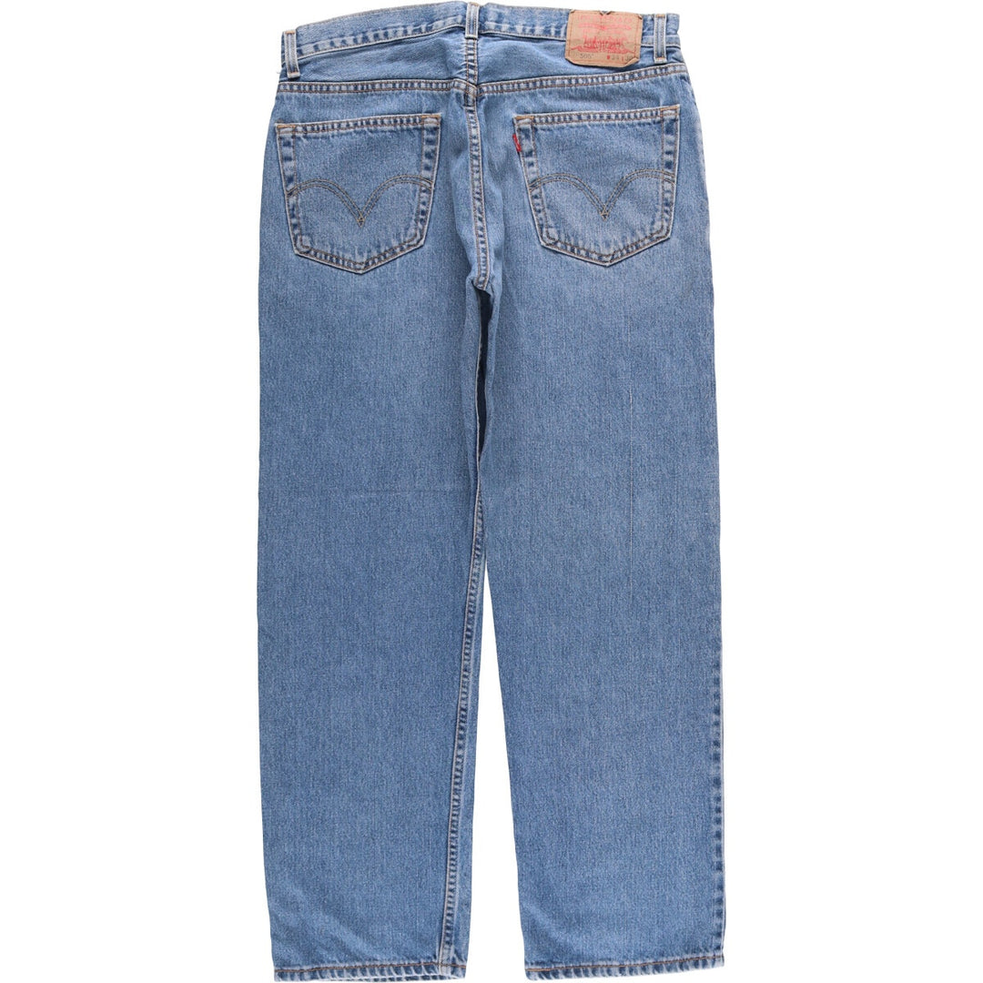 2000'S Levi's 505 Regular Fit Tapered Denim Pants, Made in Canada, Men's Size 35 cotton blue type Vintage Second Hand