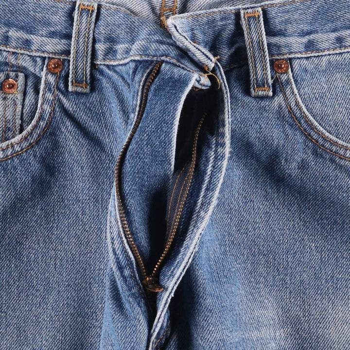 2000'S Levi's 505 Regular Fit Tapered Denim Pants, Made in Canada, Men's Size 35 cotton blue type Vintage Second Hand