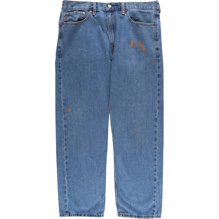 Levi's 505 tapered denim pants for men, equivalent to w35 cotton blue type Vintage Second Hand