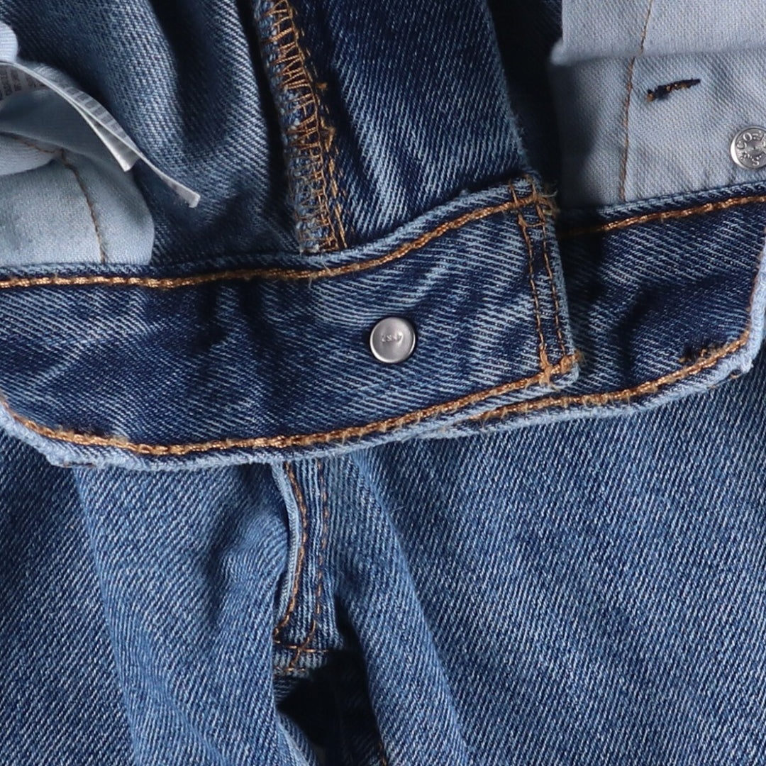 Levi's 505 tapered denim pants for men, equivalent to w35 cotton blue type Vintage Second Hand