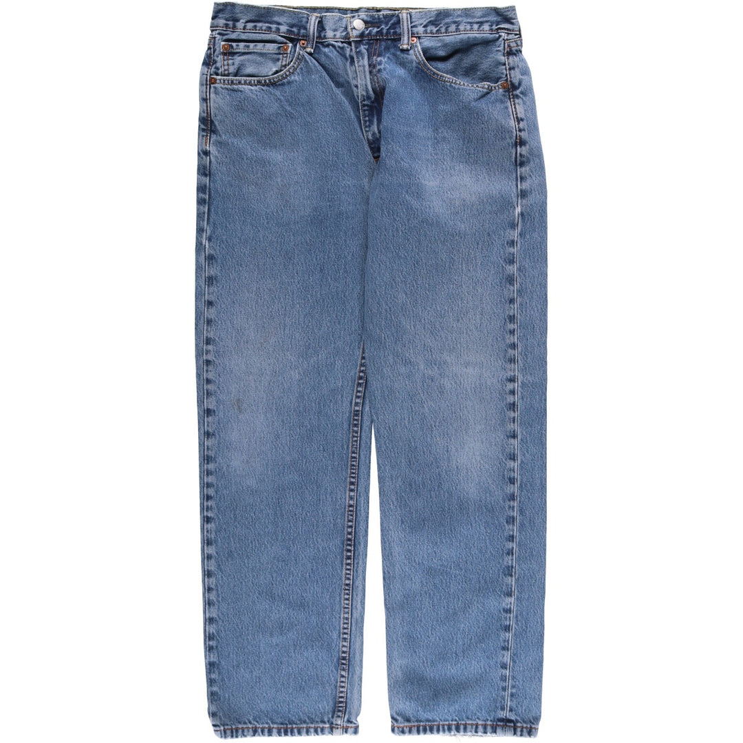 Levi's 505 tapered denim pants for men, size w36 unclear blue type Vintage Second Hand
