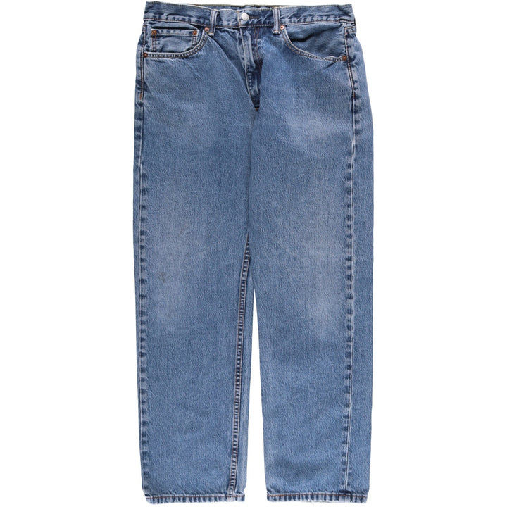 Levi's 505 tapered denim pants for men, size w36 unclear blue type Vintage Second Hand