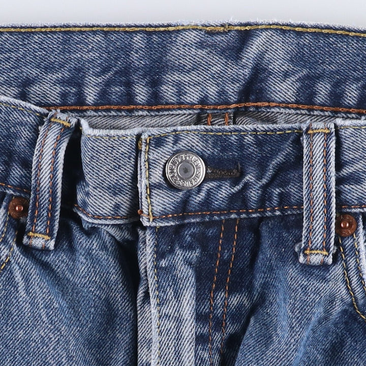Levi's 505 tapered denim pants for men, size w36 unclear blue type Vintage Second Hand