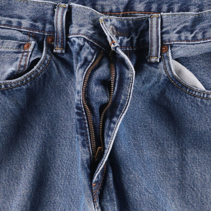Levi's 505 tapered denim pants for men, size w36 unclear blue type Vintage Second Hand