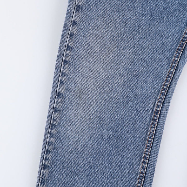 Levi's 505 tapered denim pants for men, size w36 unclear blue type Vintage Second Hand
