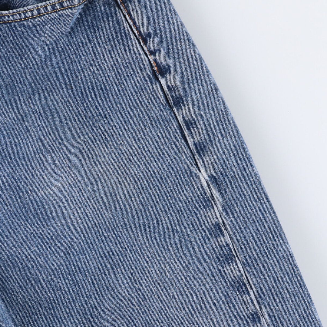 Levi's 505 tapered denim pants for men, size w36 unclear blue type Vintage Second Hand