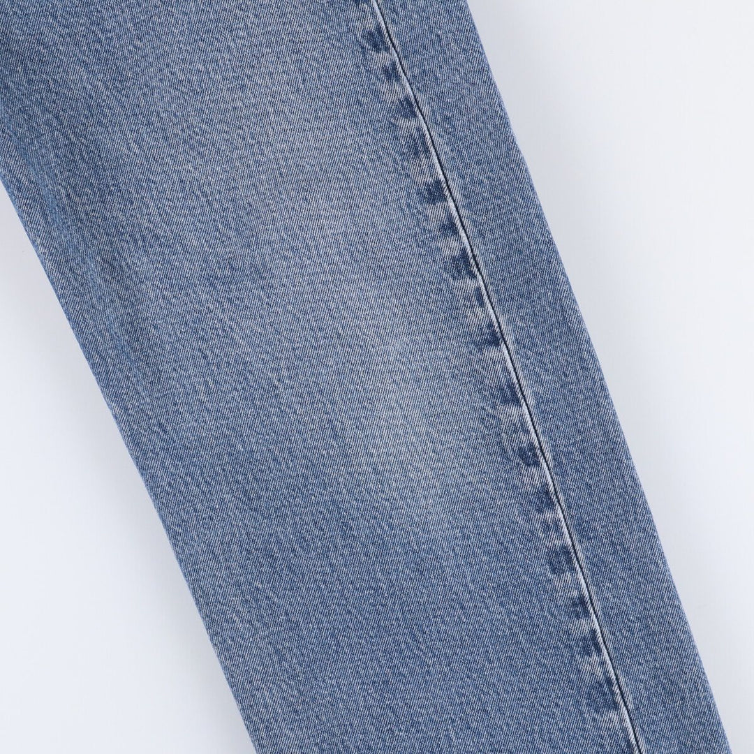 Levi's 505 tapered denim pants for men, size w36 unclear blue type Vintage Second Hand