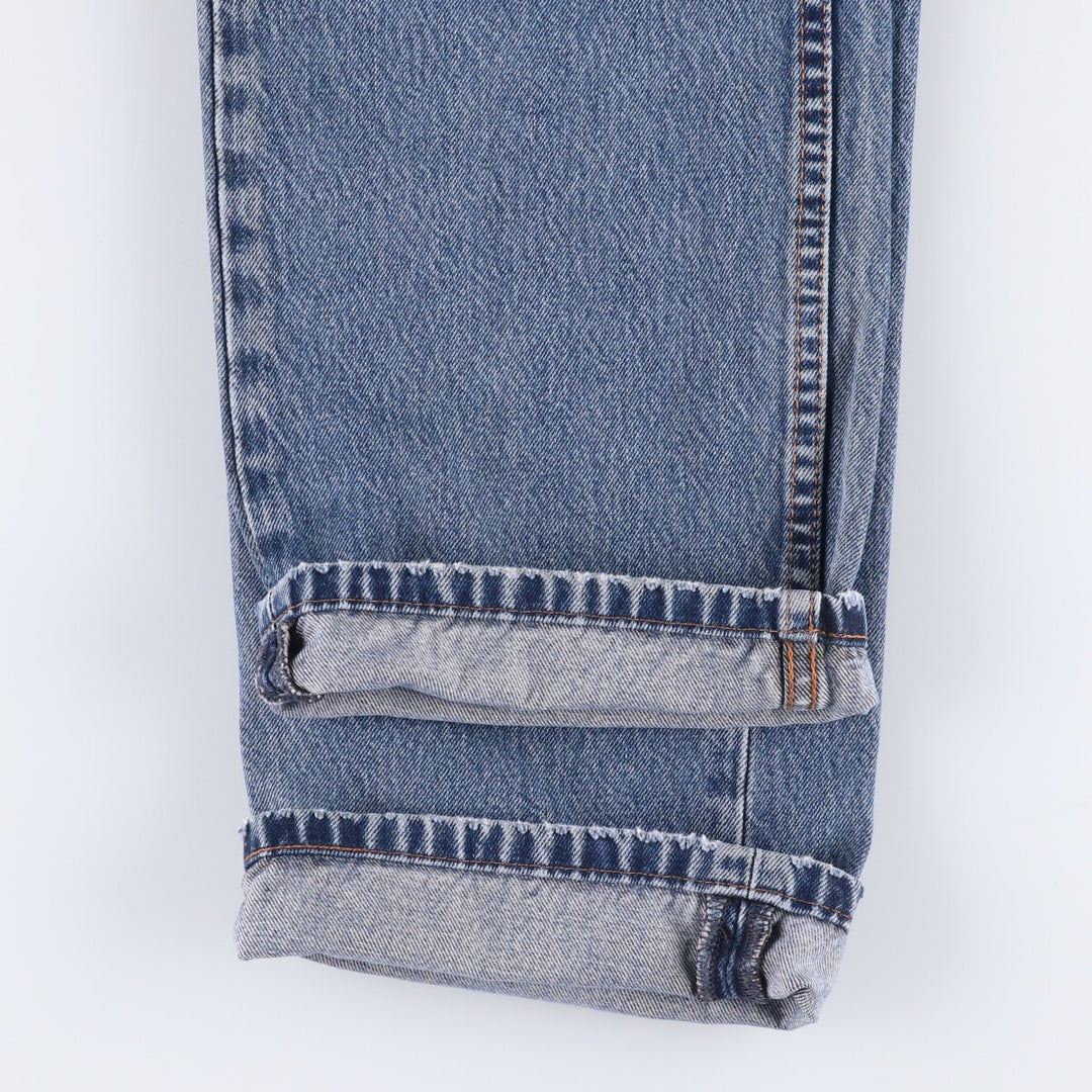 Levi's 505 tapered denim pants for men, size w36 unclear blue type Vintage Second Hand