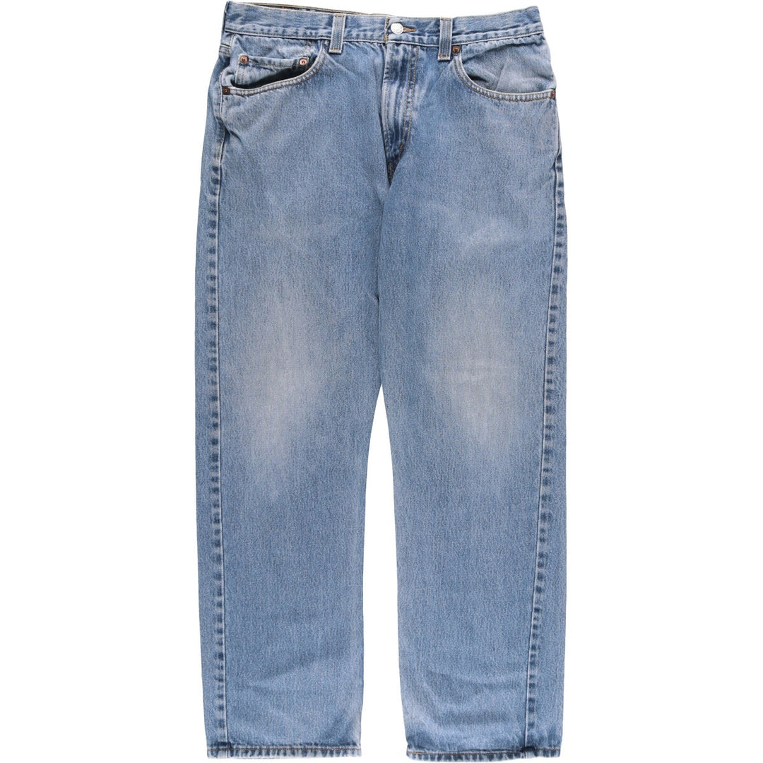 Levi's 505 REGULAR FIT tapered denim pants for men, size w34 cotton blue type Vintage Second Hand