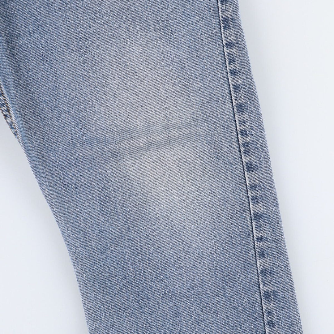 Levi's 505 REGULAR FIT tapered denim pants for men, size w34 cotton blue type Vintage Second Hand