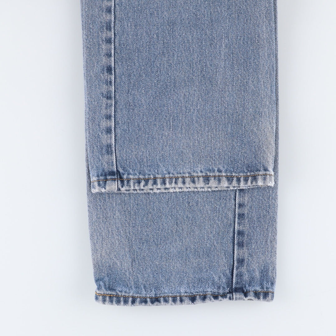 Levi's 505 REGULAR FIT tapered denim pants for men, size w34 cotton blue type Vintage Second Hand
