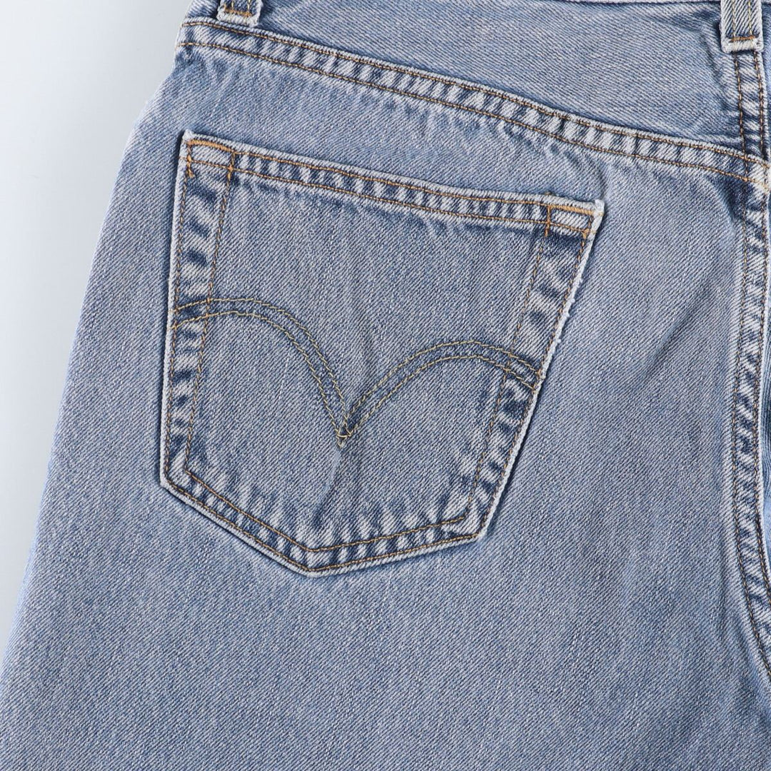 Levi's 505 REGULAR FIT tapered denim pants for men, size w34 cotton blue type Vintage Second Hand