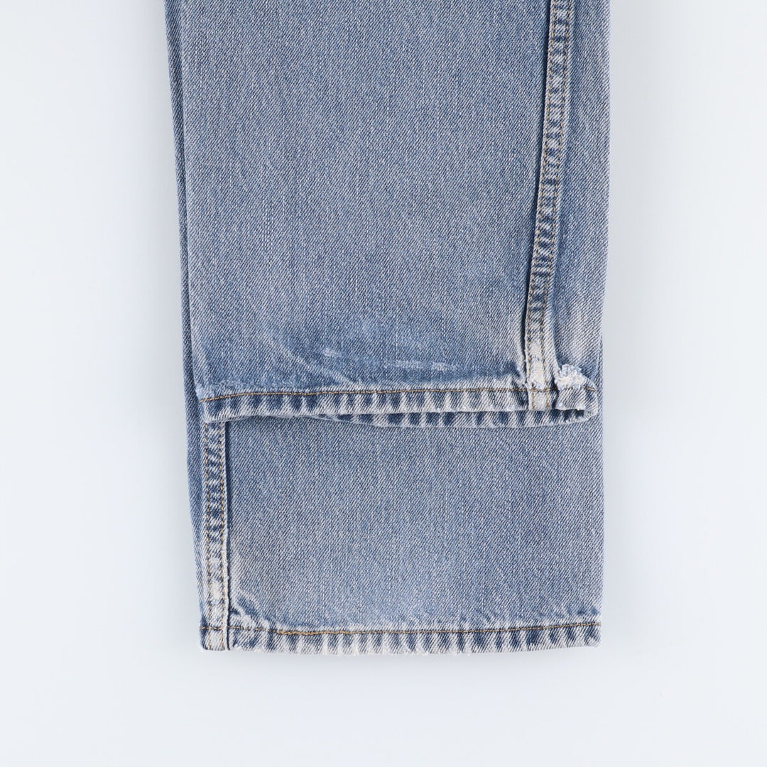 Levi's 505 REGULAR FIT tapered denim pants for men, size w34 cotton blue type Vintage Second Hand