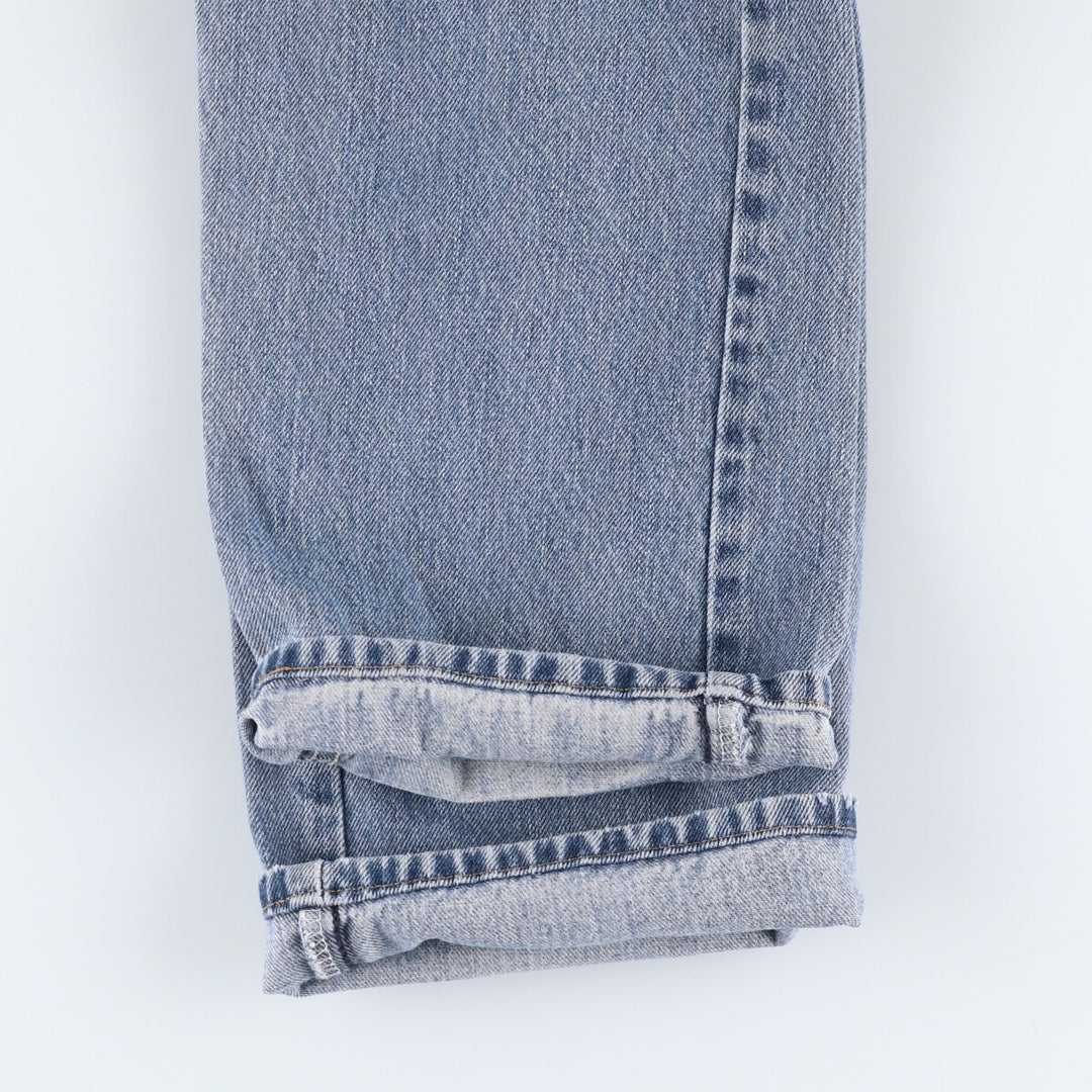 Levi's 505 REGULAR FIT tapered denim pants for men, size w34 cotton blue type Vintage Second Hand
