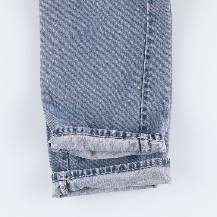 Levi's 505 REGULAR FIT tapered denim pants for men, size w34 cotton blue type Vintage Second Hand