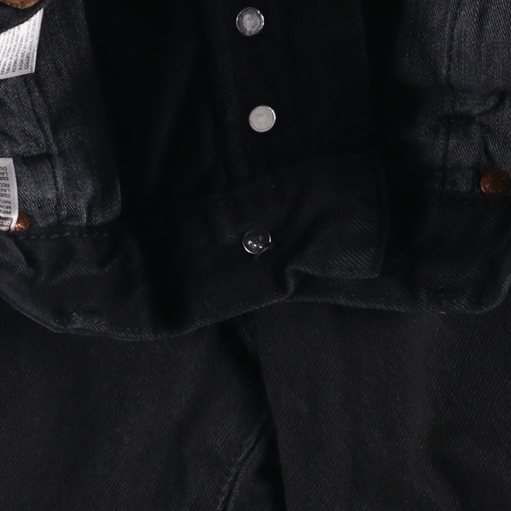 Levi's 501 Levi's Premium Black Denim Straight Leg Denim Pants, Men's Size W33 cotton black type Vintage Second Hand