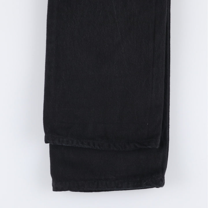 Levi's 501 Levi's Premium Black Denim Straight Leg Denim Pants, Men's Size W33 cotton black type Vintage Second Hand