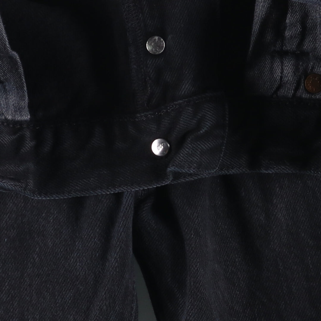 Levi's 501 Black Denim Straight Denim Pants for Men, W35 cotton black type Vintage Second Hand