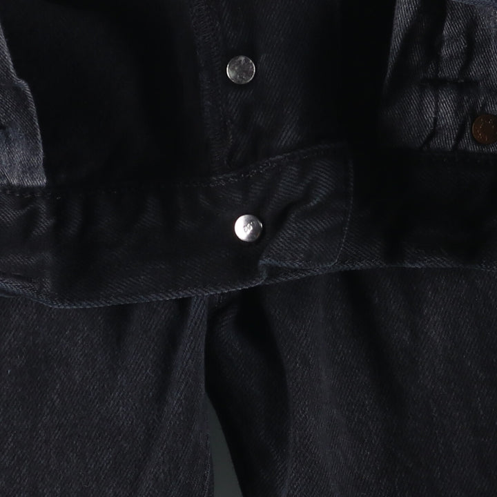 Levi's 501 Black Denim Straight Denim Pants for Men, W35 cotton black type Vintage Second Hand