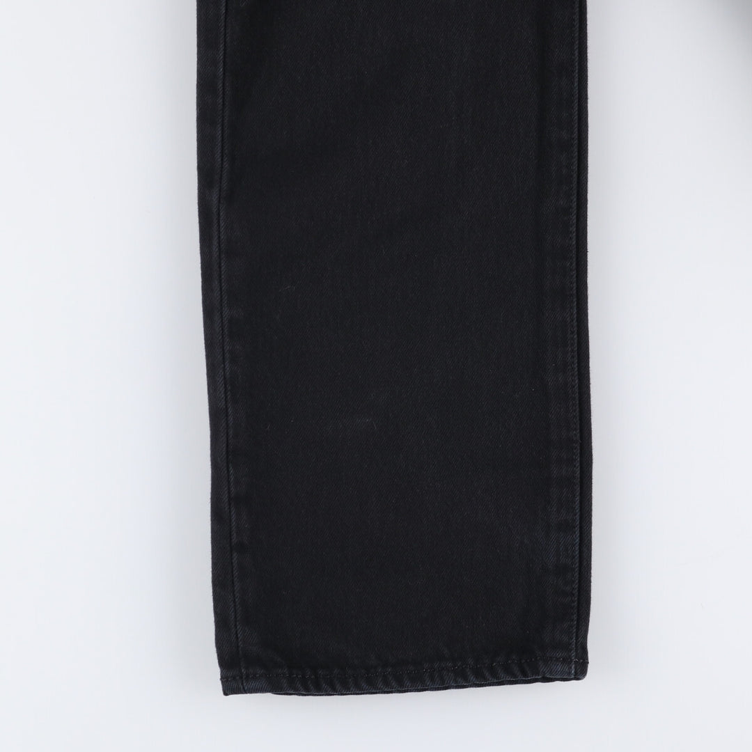 Levi's 501 Black Denim Straight Leg Denim Pants, Size W32, L32 cotton black type Vintage Second Hand
