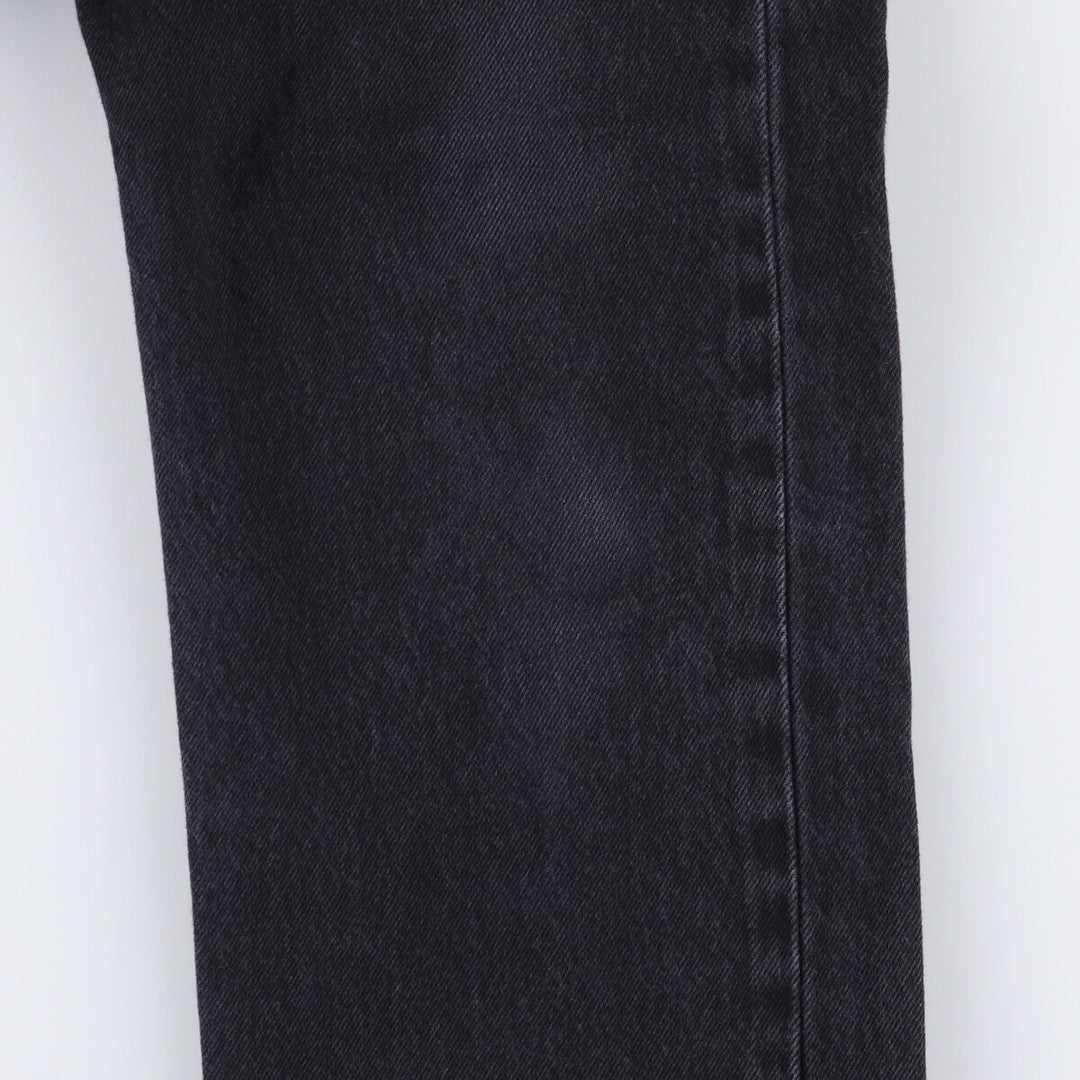 Levi's 501 Black Denim Straight Denim Pants for Men, W32 equivalent cotton black type Vintage Second Hand