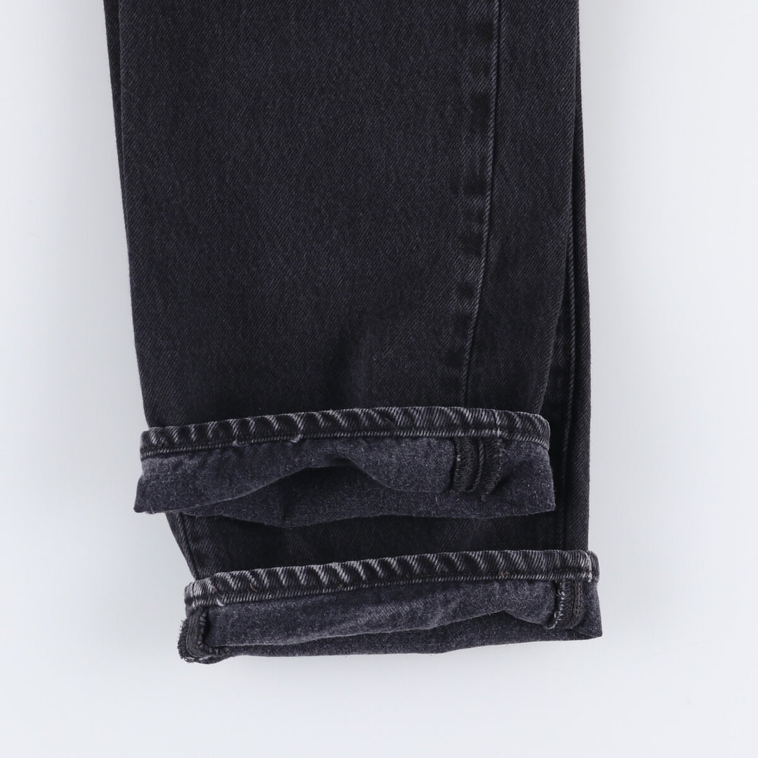 Levi's 501 Black Denim Straight Denim Pants for Men, W32 equivalent cotton black type Vintage Second Hand