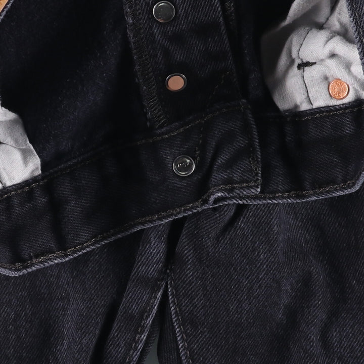 Levi's 501 Black Denim Straight Denim Pants for Men, W35 cotton black type Vintage Second Hand