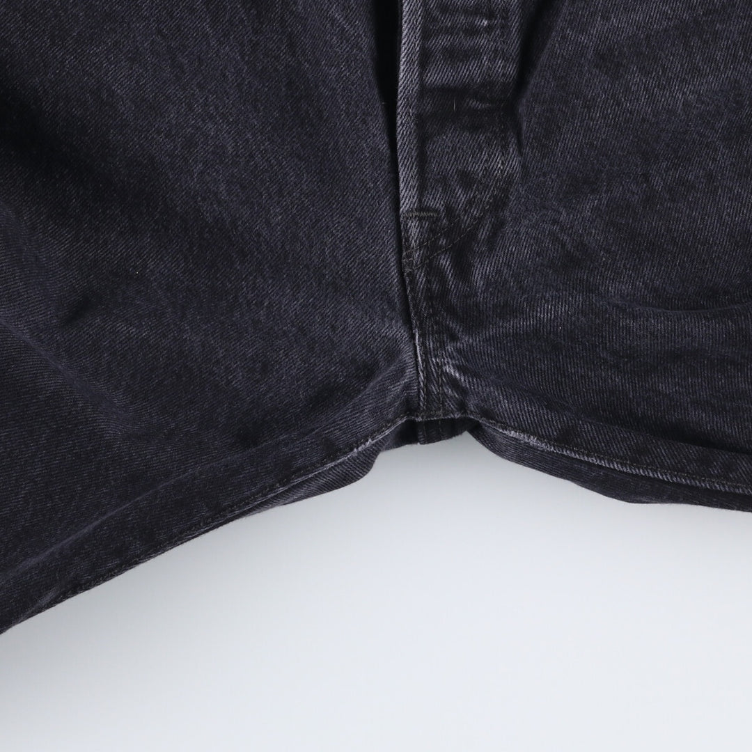 Levi's 501 Black Denim Straight Denim Pants for Men, W35 cotton black type Vintage Second Hand