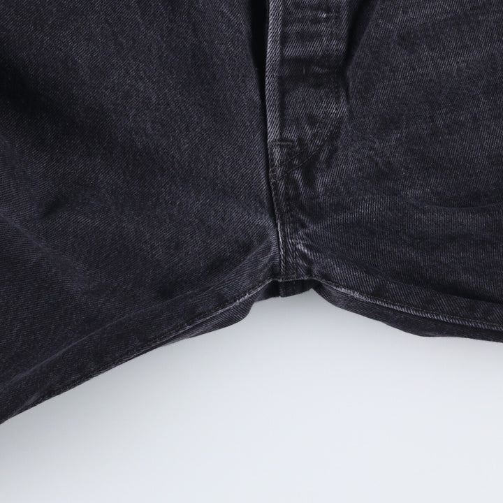 Levi's 501 Black Denim Straight Denim Pants for Men, W35 cotton black type Vintage Second Hand