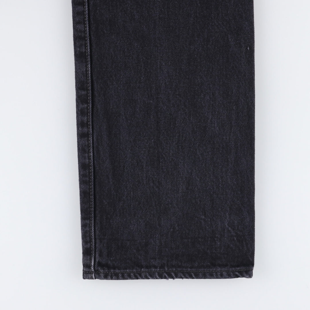 Levi's 501 Black Denim Straight Denim Pants for Men, W35 cotton black type Vintage Second Hand
