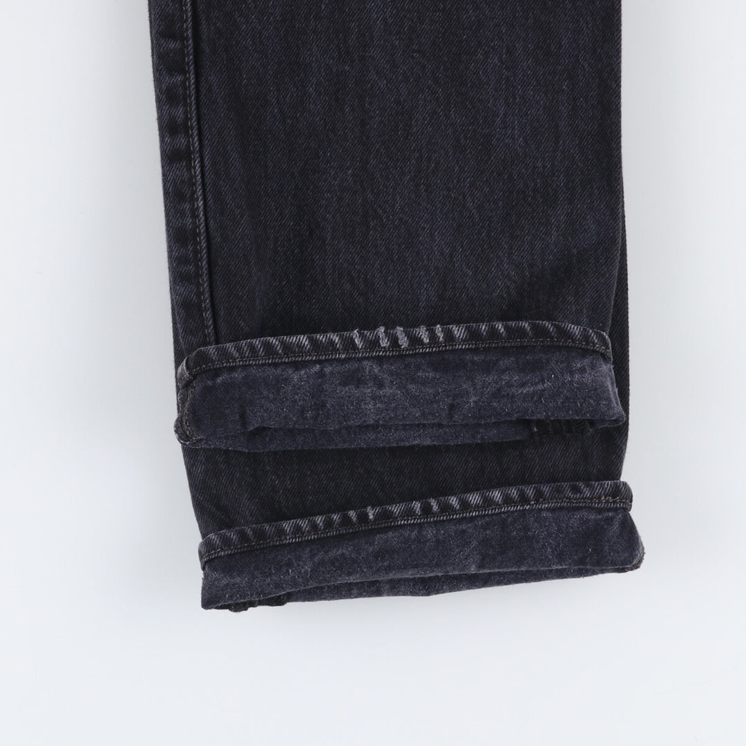 Levi's 501 Black Denim Straight Denim Pants for Men, W35 cotton black type Vintage Second Hand