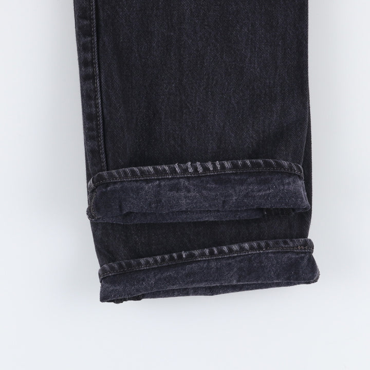 Levi's 501 Black Denim Straight Denim Pants for Men, W35 cotton black type Vintage Second Hand
