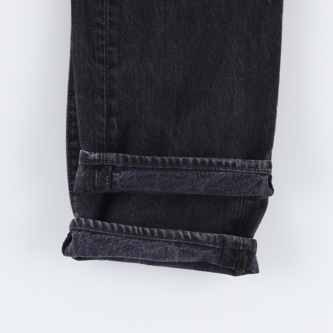 Levi's 501 Black Denim Straight Denim Pants for Men, W35 cotton black type Vintage Second Hand