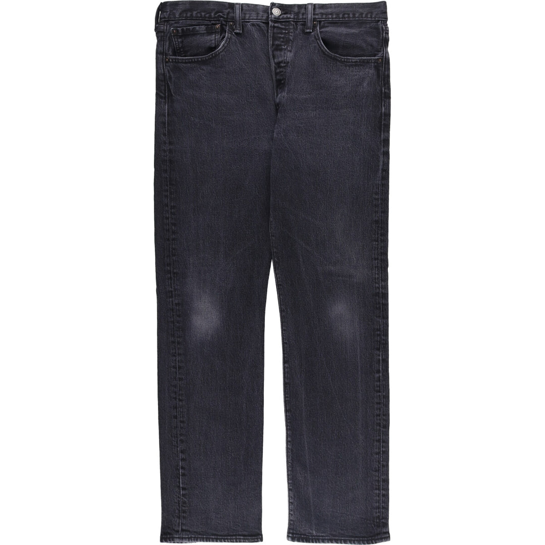 Levi's 501 Black Denim Straight Denim Pants for Men, W35 cotton black type Vintage Second Hand