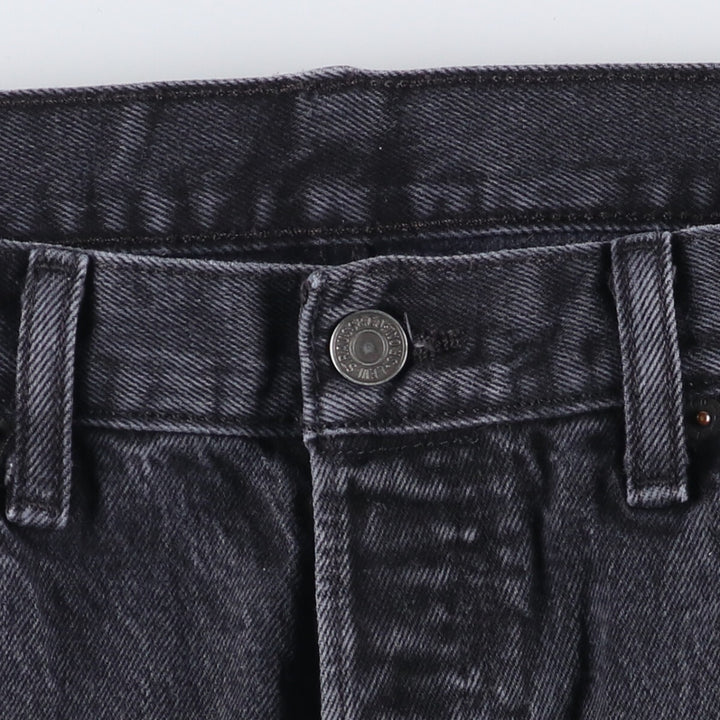 Levi's 501 Black Denim Straight Denim Pants for Men, W35 cotton black type Vintage Second Hand
