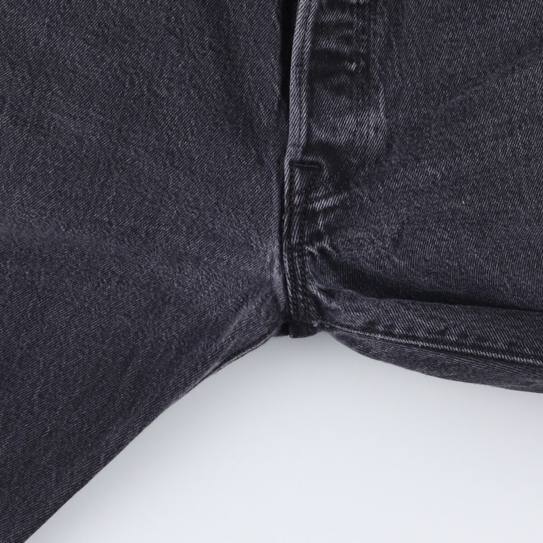 Levi's 501 Black Denim Straight Denim Pants for Men, W35 cotton black type Vintage Second Hand