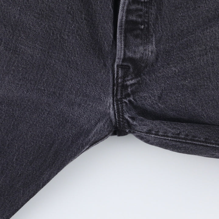 Levi's 501 Black Denim Straight Denim Pants for Men, W35 cotton black type Vintage Second Hand