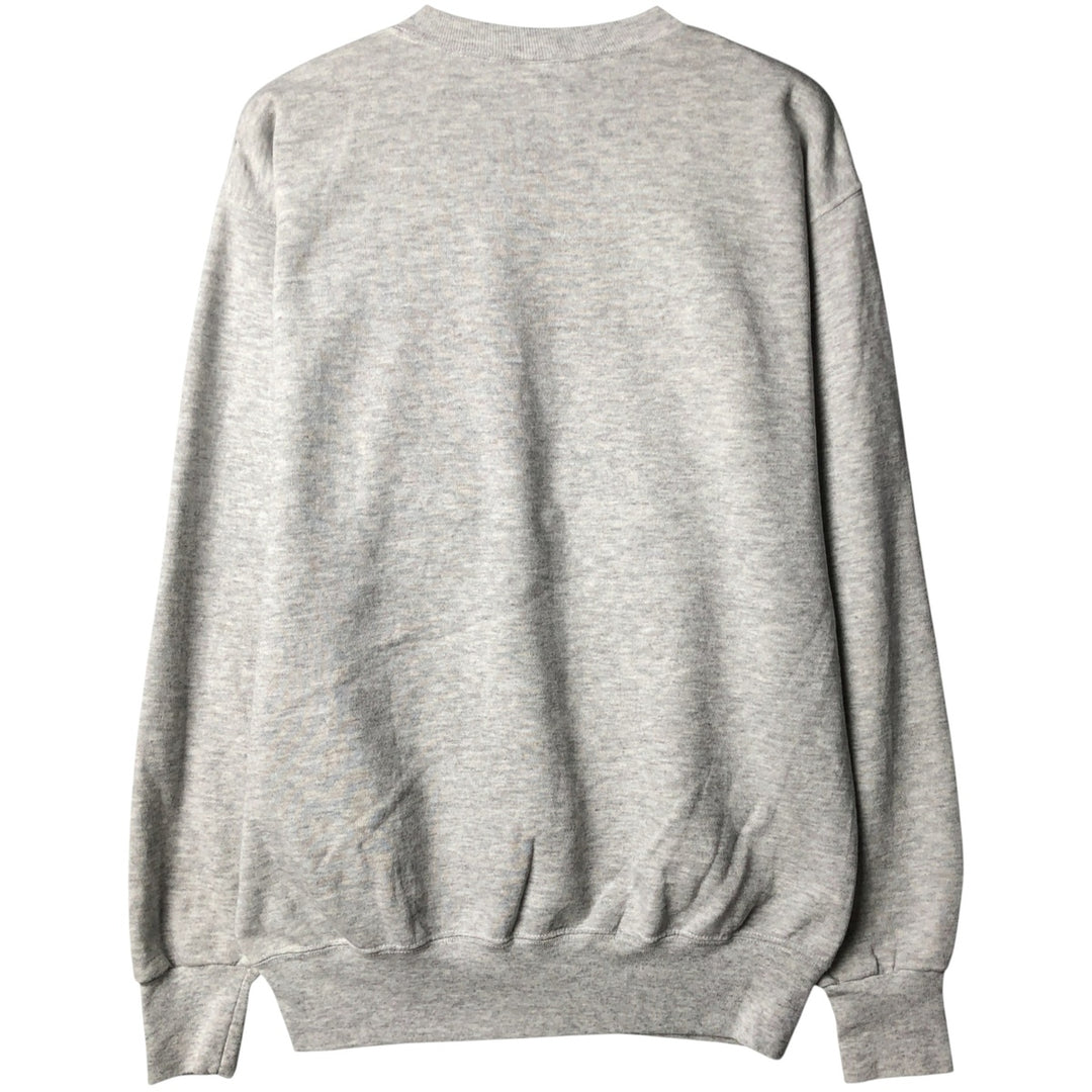 Vintage 90'S Mickey Mouse character sweatshirt, made in the USA, size L, men's cotton gray type Vintage Second Hand